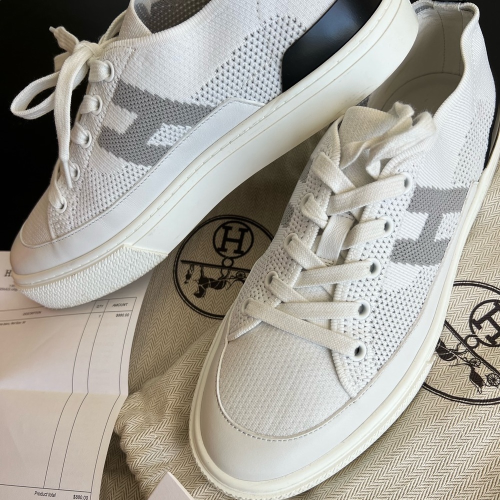 Like new Hermes Deep Sneaker Multicolour Blanc size 9